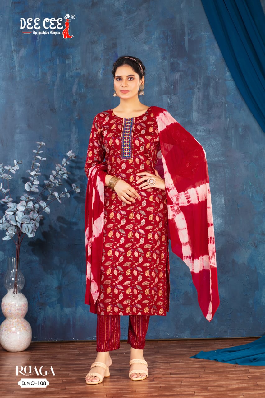 Raga By Deecee Capsule Printed Kurti With Bottom Dupatta Wholesale Shop In Surat